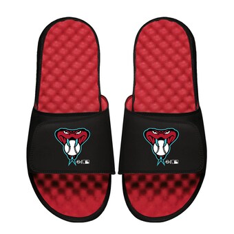 Youth Arizona Diamondbacks ISlide Black/Red Alternate Logo Slide Sandals