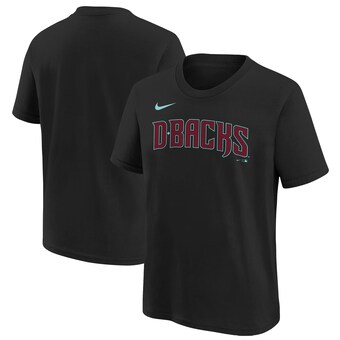 Youth Arizona Diamondbacks Nike Black Wordmark T-Shirt