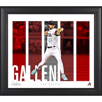 Zac Gallen Arizona Diamondbacks Fanatics Authentic Framed 15" x 17" Player Panel Collage