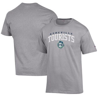 Men's Asheville Tourists Champion Gray Jersey T-Shirt