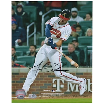 Autographed Atlanta Braves Matt Olson Fanatics Authentic 8'' x 10'' Hitting Photograph