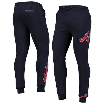 Men's Atlanta Braves Pro Standard Navy Logo Jogger Pants