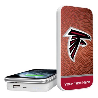 Atlanta Falcons Personalized Football Design 5000 mAh Wireless Powerbank