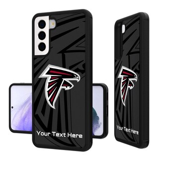 Atlanta Falcons Personalized Tilt Design Galaxy Bump Case