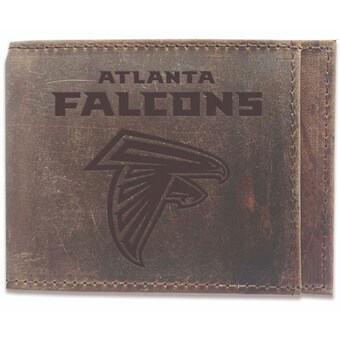 Atlanta Falcons Brown Bifold Leather Wallet