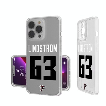 Atlanta Falcons Chris Lindstrom Keyscaper iPhone Clear Case