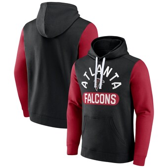 Men's Atlanta Falcons Fanatics Black Extra Point Pullover Hoodie