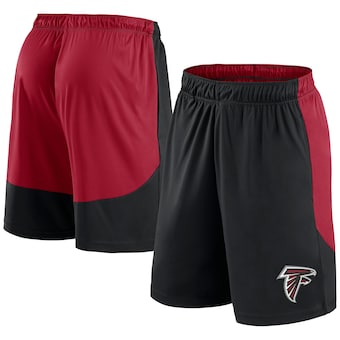 Men's Atlanta Falcons Fanatics Black/Red Go Hard Shorts