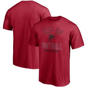 Men's Atlanta Falcons Fanatics Red Hometown Rise Up T-Shirt