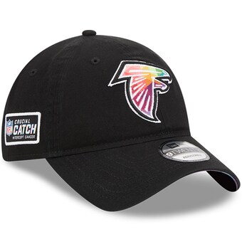 Men's Atlanta Falcons  New Era Black 2023 NFL Crucial Catch 9TWENTY Adjustable Hat