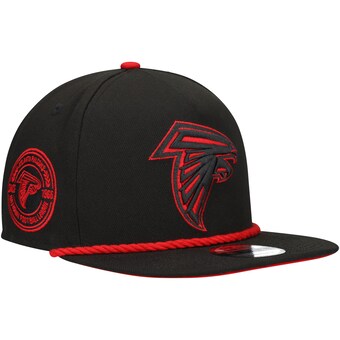 Men's Atlanta Falcons New Era Black Captain Snapback Hat