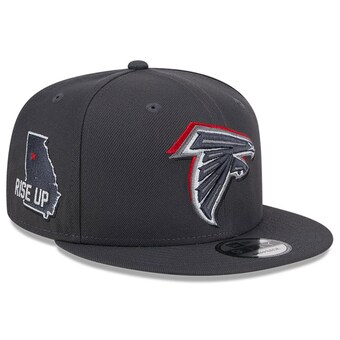 Men's Atlanta Falcons  New Era Graphite 2024 NFL Draft 9FIFTY Snapback Hat