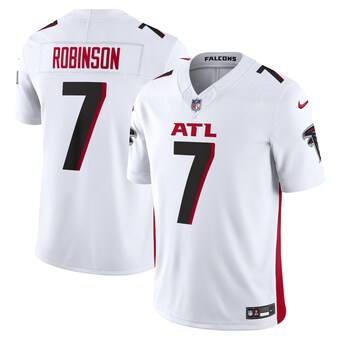 Men's Nike Bijan Robinson White Atlanta Falcons  Vapor F.U.S.E. Limited Jersey