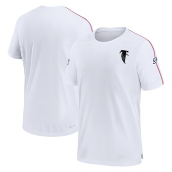 Men's Atlanta Falcons Nike White Sideline Alternate Logo Coach Performance Top