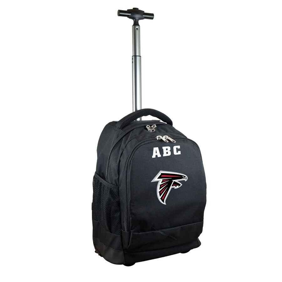 Atlanta Falcons MOJO Black 19'' Personalized Premium Wheeled Backpack