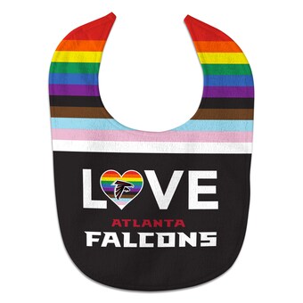 Newborn & Infant Atlanta Falcons WinCraft Rainbow Baby Bib