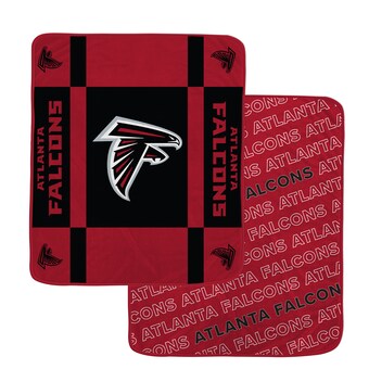 Atlanta Falcons Pegasus 60” x 70” Reverse Block Wordmark Double-Sided Blanket