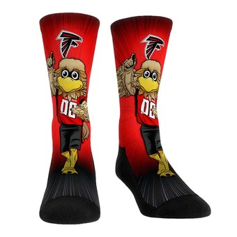 Atlanta Falcons Rock Em Socks Mascot Pump Up Crew Socks