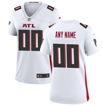 Women's Nike Atlanta Falcons White Custom Game Jersey