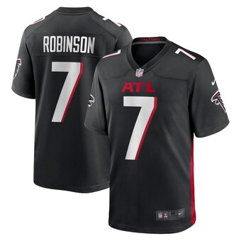 Youth Atlanta Falcons Bijan Robinson Nike Black Game Jersey