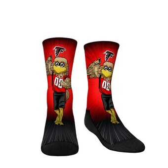 Youth Atlanta Falcons Rock Em Socks Mascot Pump Up Crew Socks