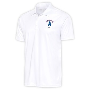 Men's Azules de Veracruz Antigua White Tribute Polo