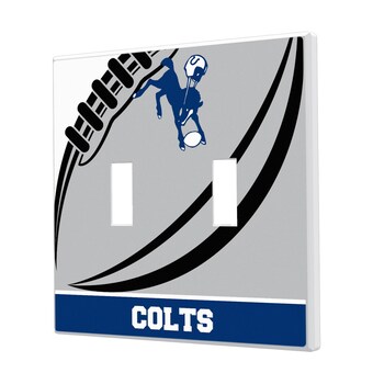 Baltimore Colts Passtime Design Double Toggle Lightswitch Plate