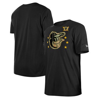 Men's Baltimore Orioles New Era Black 2024 Armed Forces Day T-Shirt