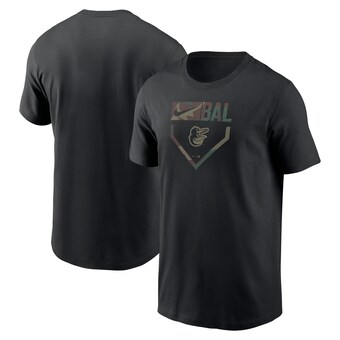 Men's Baltimore Orioles Nike Black Camo T-Shirt