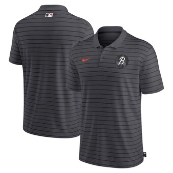 Men's Baltimore Orioles Nike Charcoal City Connect Authentic Collection Victory Performance Polo