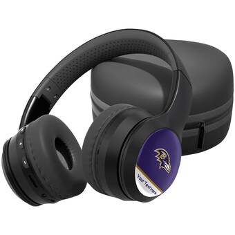 Baltimore Ravens Personalized Wireless Bluetooth Headphones & Case