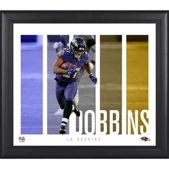 Baltimore Ravens J.K. Dobbins Fanatics Authentic Framed 15" x 17" Player Panel Collage