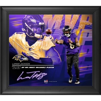 Lamar Jackson Baltimore Ravens Fanatics Authentic 2023 NFL MVP 15" x 17" Collage