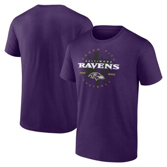 Men's Baltimore Ravens Fanatics Purple Hometown Offensive Drive T-Shirt