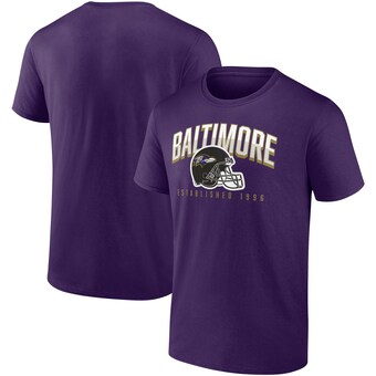 Men's Baltimore Ravens Fanatics  Purple  T-Shirt