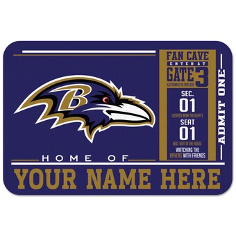 Baltimore Ravens WinCraft 20'' x 30'' Personalized Floor Mat