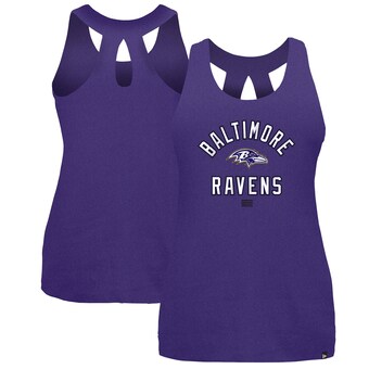 Women's Baltimore Ravens New Era Purple 2024 NFL Training Camp Tank Top