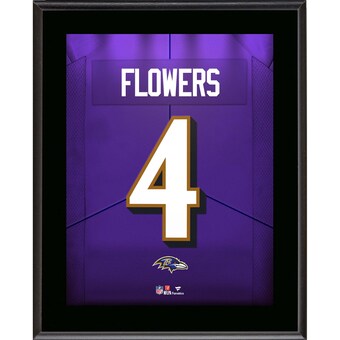 Zay Flowers Baltimore Ravens Fanatics Authentic 10.5" x 13" Jersey Number Sublimated Player Plaque