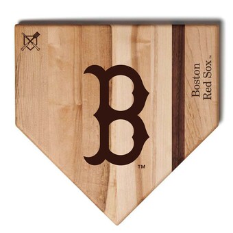 Boston Red Sox Baseball BBQ 17'' x 17'' Home Plate Cutting Board