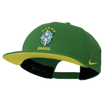 Brazil National Team Nike Pro Snapback Hat - Green