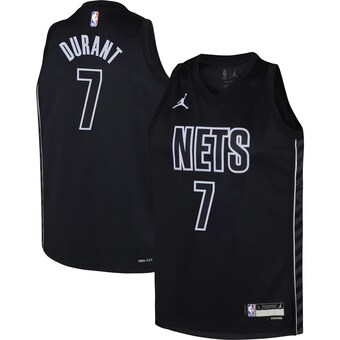 Kevin Durant Brooklyn Nets Jordan Brand Youth Swingman Jersey - Statement Edition - Black