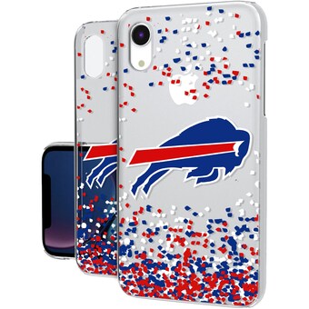 Buffalo Bills iPhone Clear Case with Confetti Design