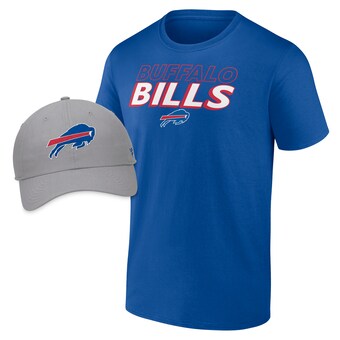 Men's Buffalo Bills Fanatics Take Action T-Shirt & Adjustable Hat Combo Pack