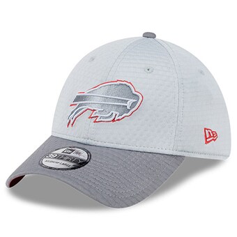 Men's Buffalo Bills New Era Gray 2024 NFL Training Camp 39THIRTY Flex Hat