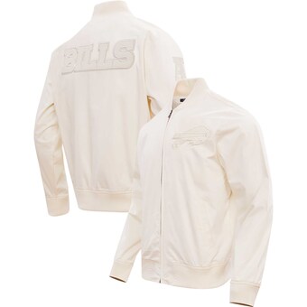 Men's Buffalo Bills Pro Standard Cream Neutral Full-Zip Jacket