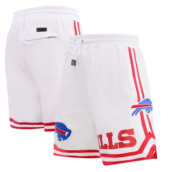 Men's Buffalo Bills  Pro Standard White Classic Chenille Double Knit Shorts