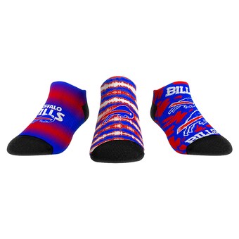 Unisex Buffalo Bills Rock Em Socks Make Some Noise Three-Pack Low-Cut Socks Set