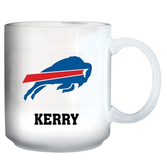 Buffalo Bills White 11oz. Personalized Mug