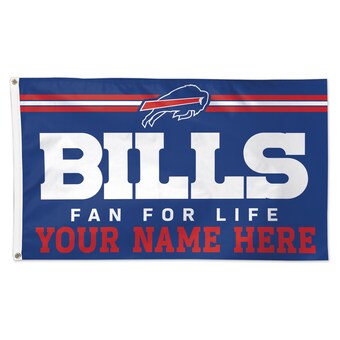 Buffalo Bills WinCraft 3' x 5' One-Sided Deluxe Personalized Flag