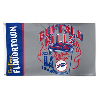 Buffalo Bills WinCraft NFL x Guy Fieri’s Flavortown 3' x 5' One-Sided Deluxe Flag